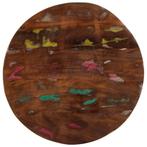 Tafelblad Rond Hout Ã80cm | Tweedekansje - Uniek Stuk!, Huis en Inrichting, 50 tot 100 cm, Rustiek, Rond, Nieuw