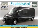 Peugeot Boxer 335 2.2 BlueHDi L3H2 140PK DC 6-Zits Camera, Zwart, Nieuw, Startonderbreker, Lease