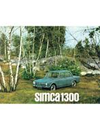 1965 SIMCA 1300 BROCHURE NEDERLANDS, Nieuw, Author