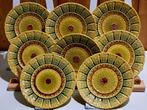 Bord (8) - Keramiek - German Majolica