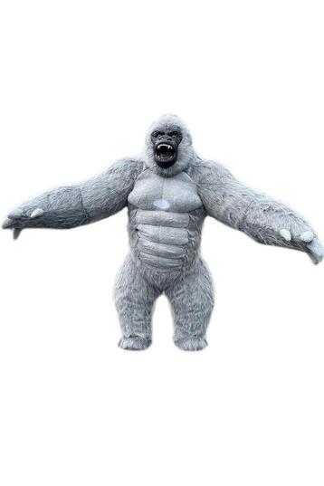 Mega Opblaasbare Mascotte Gorilla Grijs 3 Meter King Kong Ko beschikbaar voor biedingen