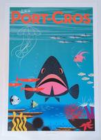 Monsieur Z - Original travel Poster  Port-Cros Island, Antiek en Kunst, Kunst | Tekeningen en Foto's