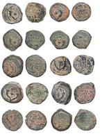 Maccabean Bronze Hasmonean Coin. Prutah mint of Jerusalem.