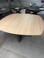 Wellington eettafel, verjongde rand, kleur misty oak, Huis en Inrichting, Tafels | Eettafels, Nieuw, Overige materialen