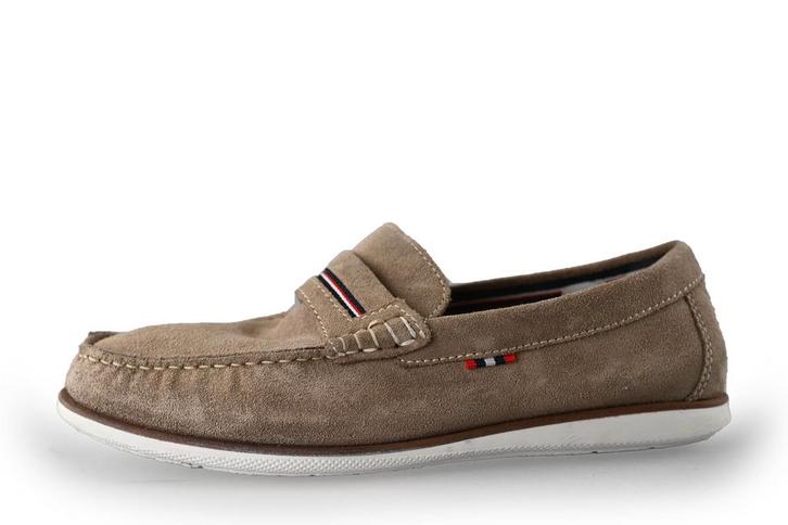 Max Harris Instappers in maat 41 Bruin | 10% korting, Kleding | Heren, Schoenen, Bruin, Zo goed als nieuw, Overige typen, Verzenden