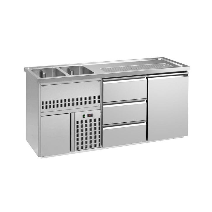 GGM Gastro | Biertoog Premium PLUS - 1950x700mm - 1 deur & 3, Zakelijke goederen, Horeca | Meubilair en Inrichting, Nieuw in verpakking