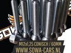 Wielbouten M12x1,25 Conisch 60mm ( M12 x 1,25 ), Ophalen of Verzenden