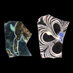 Oud-Romeins Glas Zeldzame geëmailleerde fragmenten, Antiek en Kunst