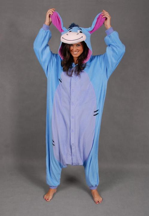 Onesie Eeyore Pak Kind Kostuum 146-152 Igor Ezel Ezelpak Bla, Kinderen en Baby's, Carnavalskleding en Verkleedspullen, Nieuw, 146 t/m 152