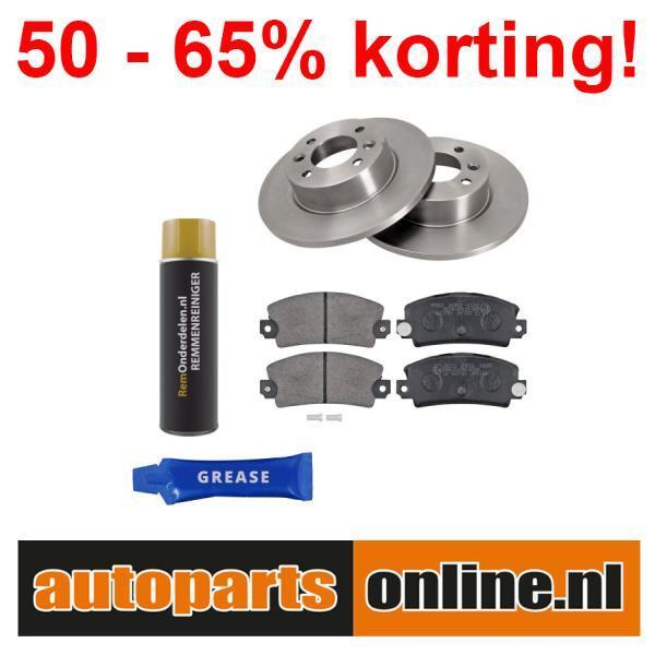 Remschijven + Remblokken Renault Espace achterzijde, Auto-onderdelen, Besturing, Nieuw, Renault, Verzenden