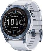 Garmin Fenix 7X 51 mm mineral blue DLC titanium met, Verzenden, Zo goed als nieuw