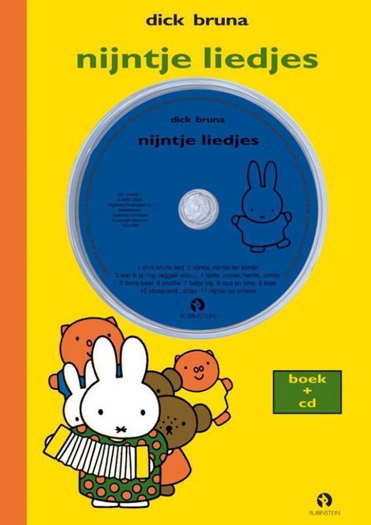 Nijntje liedjes boek met cd 9789047606895 Dick Bruna, Boeken, Kinderboeken | Kleuters, Gelezen, Verzenden
