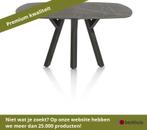 XOOON Minato eetkamertafel ovaal HPL/metaal - Onyx, Ophalen of Verzenden, Nieuw