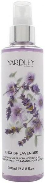 YARDLEY ENGLISH LAVENDER BODY MIST SPRAY 200 ML, Sieraden, Tassen en Uiterlijk, Uiterlijk | Lichaamsverzorging, Verzenden, Nieuw