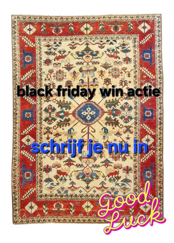 Win black Friday. Perzisch tapijt Karzkazak 300x200 Gratis, Huis en Inrichting, Stoffering | Tapijten en Kleden, 200 cm of meer