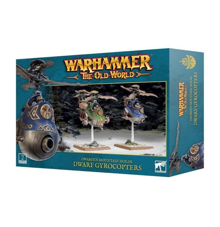 Dwarfen Mountain Holds Dwarf Gyrocopters (warhammer nieuw), Hobby en Vrije tijd, Wargaming, Nieuw, Ophalen of Verzenden