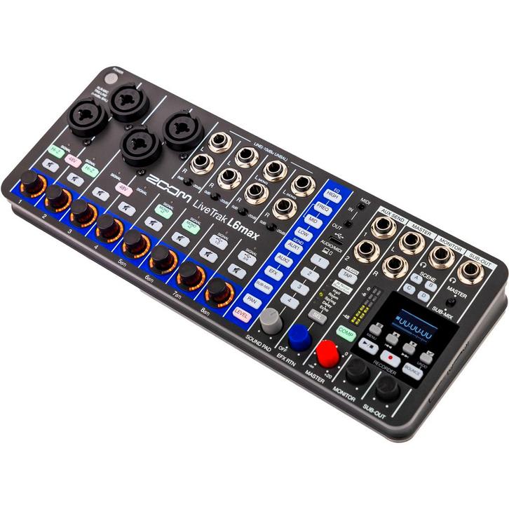 Zoom LiveTrak L-6 max mixer en multitrack recorder, Audio, Tv en Foto, Professionele Audio-, Tv- en Video-apparatuur, Verzenden