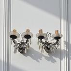 Late Victorian Period - Wandkandelaar - Metaal, Kristal, Antiek en Kunst