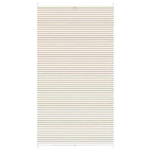 Creme Plissejaloezie 100x200 retourdeal - Geen gedoe, dir..., Huis en Inrichting, Stoffering | Gordijnen en Lamellen, Nieuw, 200 cm of meer