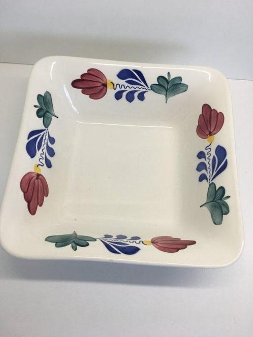 Boerenbont vierkante schaal 20 x 20 cm (Boerenbont servies), Huis en Inrichting, Keuken | Servies, Nieuw, Verzenden