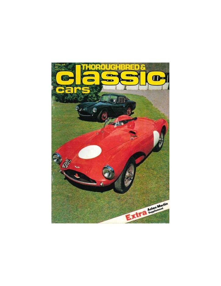 1978 THOROUGHBRED & CLASSIC CARS 05 ENGELS, Boeken, Auto's | Folders en Tijdschriften