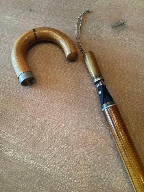 Wandelstok - Systeemstok met verborgen paraplu (merk, Antiek en Kunst, Curiosa en Brocante