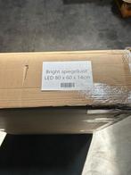 *NIEUW* Spiegelkast Wiesbaden met Led Verlichting 80x60, Ophalen of Verzenden, Nieuw, Glas, Overige typen