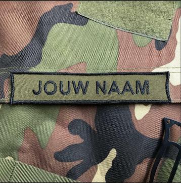 NAAMLINT Patch Laten Maken Airsoft Paintball Leger Vest Naam beschikbaar voor biedingen