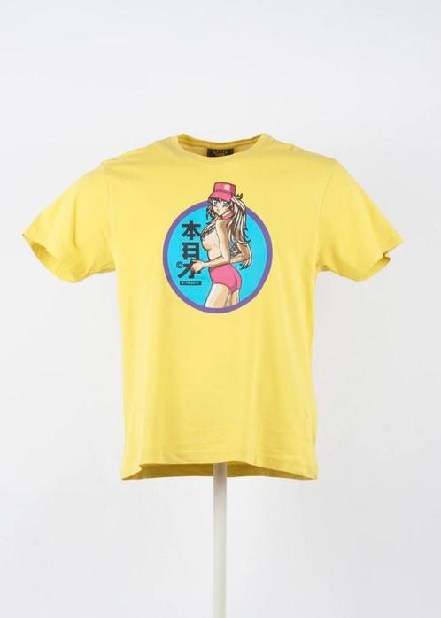 Regular Fishbone T-shirt in Yellow size L, Kleding | Heren, T-shirts, Ophalen of Verzenden