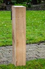 Eiken tuinverlichting, padverlichting, buitenlamp, eikenhout, Minder dan 50 watt, Staande lamp, Nieuw, Ophalen of Verzenden