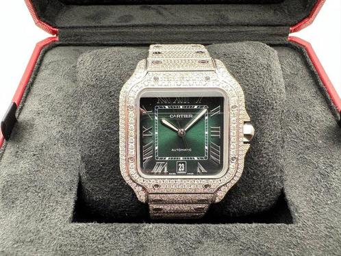 Cartier - Santos de Cartier Diamond - WSSA0018 - Unisex -, Sieraden, Tassen en Uiterlijk, Horloges | Heren