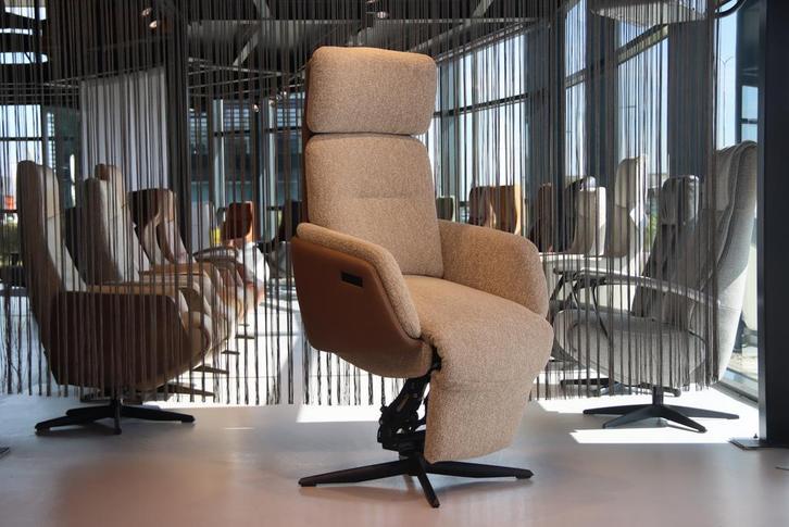 Relaxfauteuil Sta Op Twice TW-269 De Toekomst 3motoren+accu, Huis en Inrichting, Fauteuils, Nieuw, Leer, Stof, Ophalen of Verzenden