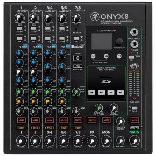 Mackie Onyx 8 / Onyx8 8-kanaals analoge mixer met USB, NIEUW, Muziek en Instrumenten, Mengpanelen, Nieuw, Microfooningang, 5 tot 10 kanalen