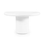 *WOONWINKEL* By-Boo Frost Ronde Eettafel Wit Magnesium, Huis en Inrichting, Tafels | Eettafels, Verzenden, Nieuw
