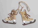 Houten schaatsen 8, 5*8, 5 cm. naturel hanger, Hobby en Vrije tijd, Ophalen of Verzenden, Nieuw