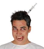 Halloween Haarband Injectiespuit, Nieuw, Verzenden