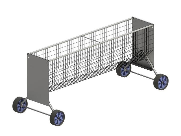 Schapen hooiruif op wielen 2,40 mtr, excl. dak en voergoot, Dieren en Toebehoren, Paarden en Pony's | Overige Paardenspullen, Nieuw