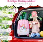 Kinderkoffer - Koffer kind - Kindertrolley - Meisje - Roze -, Verzenden, Zo goed als nieuw