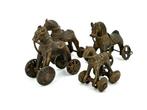 Four Temple toys - Speelgoed - 1850-1900 - India, Antiek en Kunst, Kunst | Niet-Westerse kunst