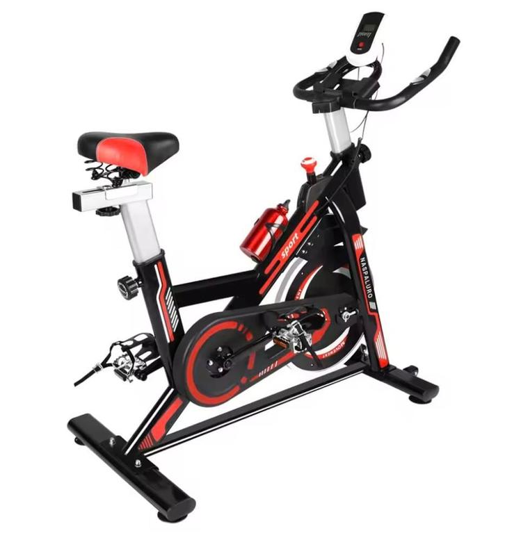 Hometrainer – Verstelbare Weerstand, LCD Display en Hartslag, Sport en Fitness, Fitnessapparatuur, Nieuw, Verzenden