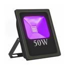 LED Bouwlamp Blacklight  - 50 Watt - Plat, Ophalen of Verzenden, Nieuw, 50 tot 200 watt, Lamp met armatuur