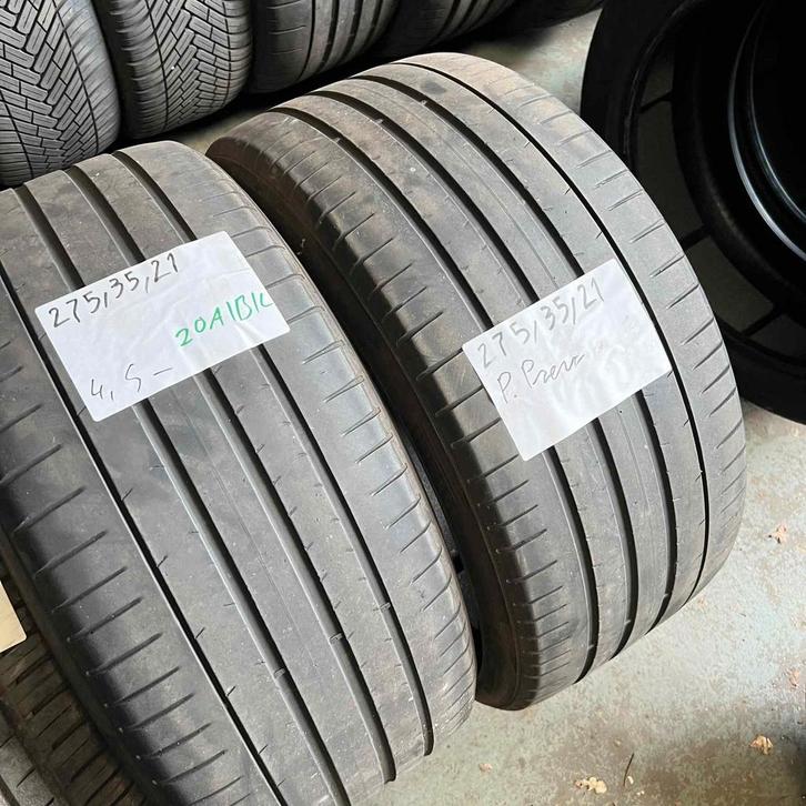 2 x Pirelli PZero 275-35-21 Zomerbanden 4,5mm, Auto-onderdelen, Banden en Velgen, 21 inch, Zomerbanden, 275 mm, Personenwagen