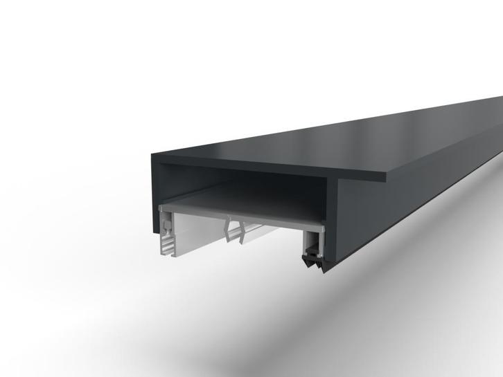 Profielset bovenzijde: klemprofiel met afdekkap en rubbers-4, Doe-het-zelf en Verbouw, Glas en Ramen, Nieuw, Ophalen of Verzenden