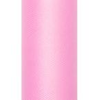Lichtroze Tule Rol 30cm 9m, Verzenden, Nieuw