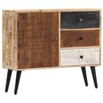 vidaXL Dressoir 88x30x73 cm massief mangohout, Huis en Inrichting, Verzenden, Nieuw, 50 tot 100 cm, 25 tot 50 cm
