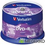 Verbatim DVD+R 16X 50st. Cakebox, Verzenden, Nieuw