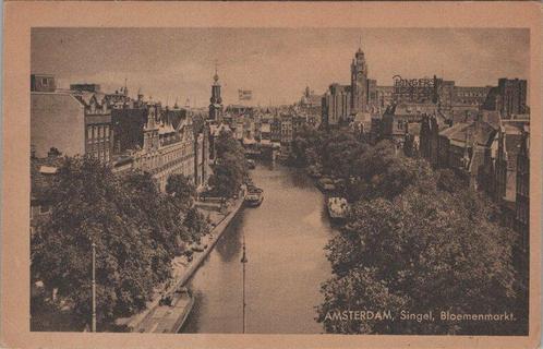 AMSTERDAM - Singel, Bloemenmarkt, Verzamelen, Ansichtkaarten | Nederland, Verzenden