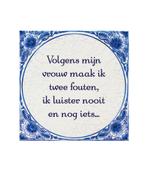 Tegels delfts blauw Twee fouten 15cm, Huis en Inrichting, Nieuw, Verzenden