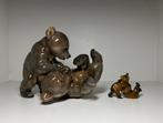 Rosenthal - Beeldje - Set of 2 Playing Bear Cubs Rosenthal