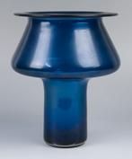 Floris Meydam (1919-2011), een unica blauwglazen vaas, Antiek en Kunst, Antiek | Vazen, Ophalen